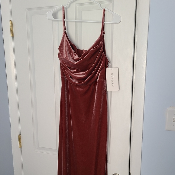 Revelry Dresses & Skirts - Revelry Skye Velvet Bridesmaid Dress Size 8.